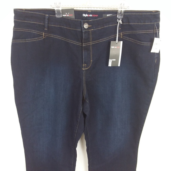 Style & Co Jeans Ankle Mid Rise Retro Fresh NWT -1 - Picture 2 of 6